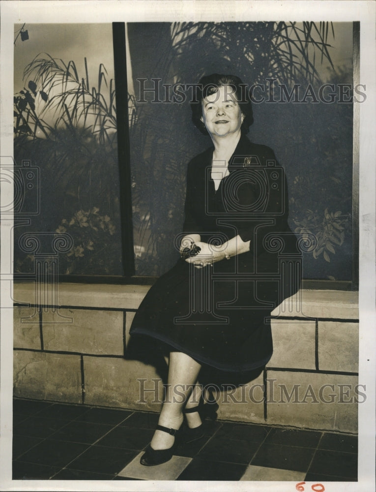 1968 Dr. Gladys T. Medlock, sitting outside.  - Historic Images