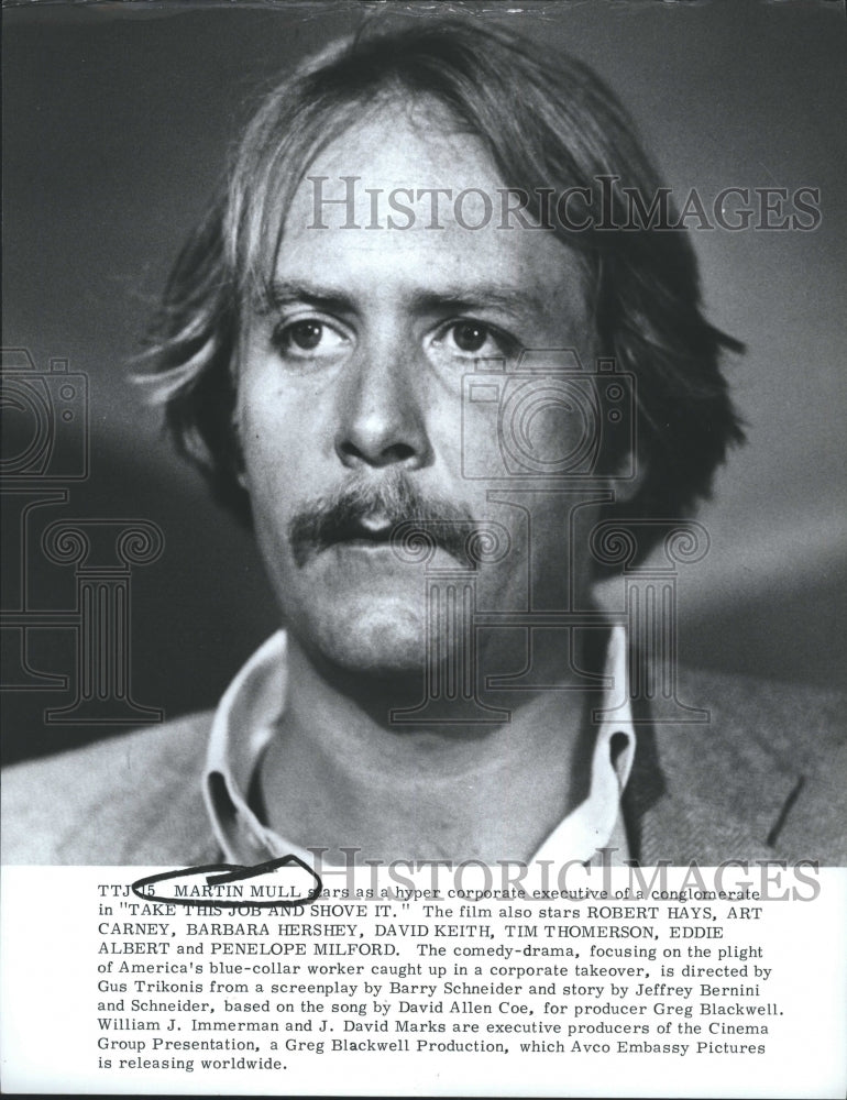 1981 Actor Martin Mull  - Historic Images