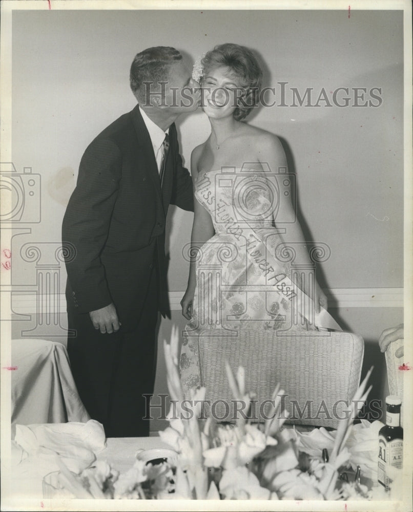 1962 Linda Mullholland Florida Flower Queen  - Historic Images