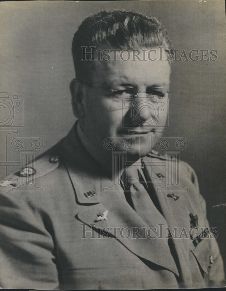 Press Photo Col. Leslie Mulzer. - Historic Images