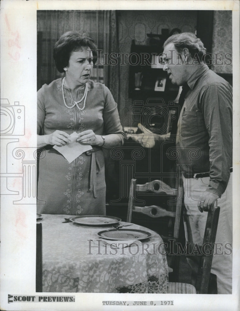 1971 Carrol O&#39;Connor, American Actor  - Historic Images