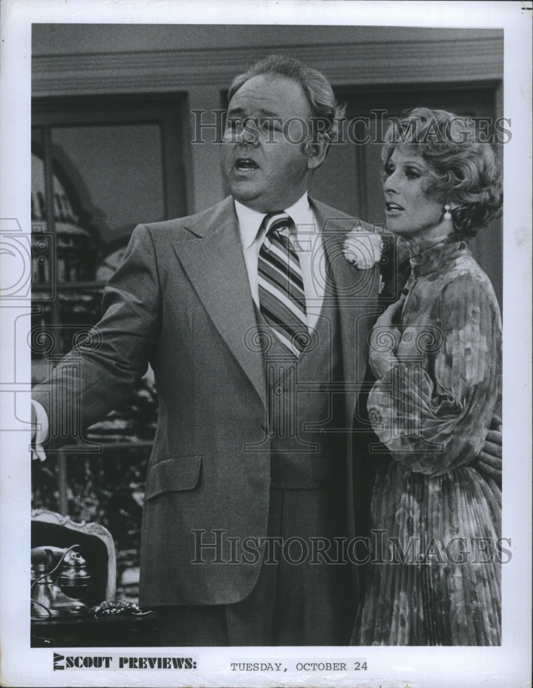 1973 Carrol O'Connor, American Actor in "All in the Family" - Historic Images