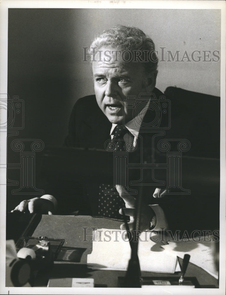 1977 Carrol O'Connor, American Actor in "The Last Hurrah" - Historic Images