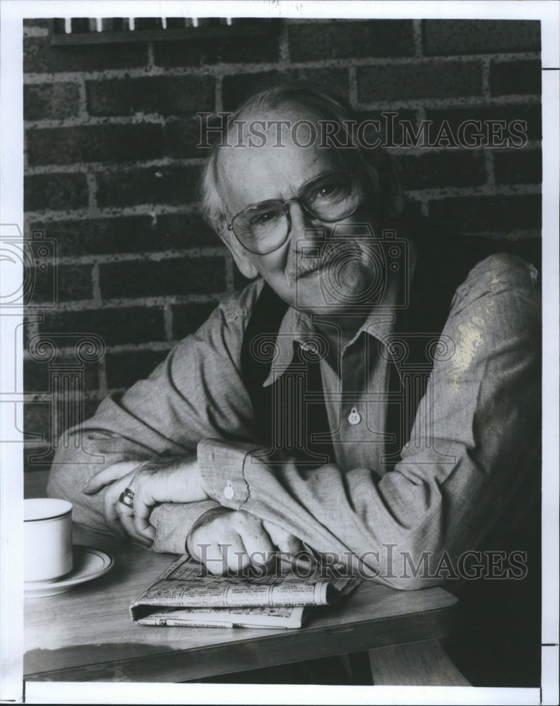 1987 Actor Barnard Hughes  - Historic Images