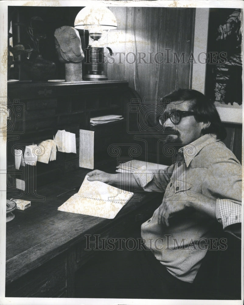 1974 Writer Peter Meinke is a poet and teacher at Eckero College - Historic Images