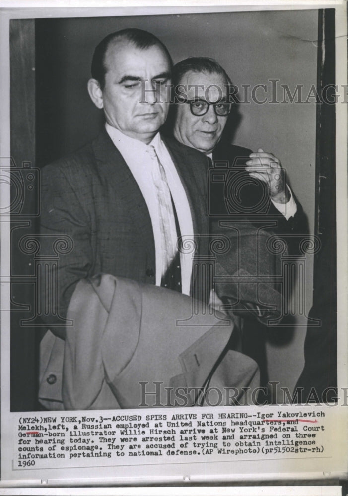 1960 Igor Yakovlevich arrives at New York Federal Court  - Historic Images