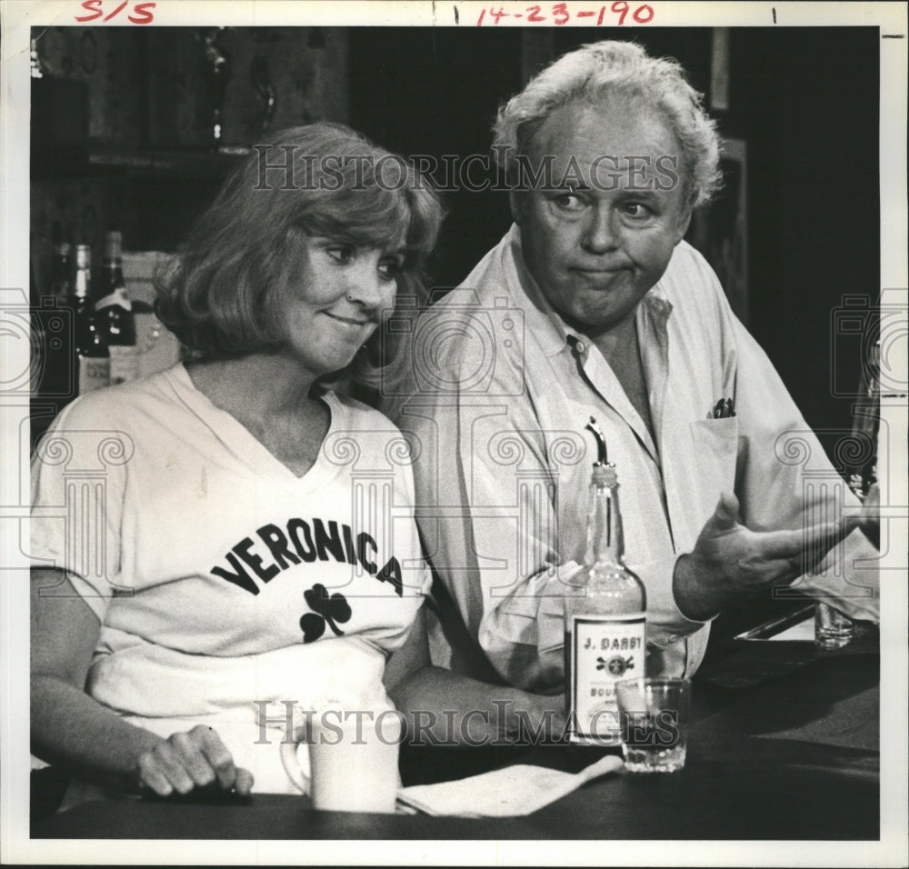 1980 Anne Meara & Carroll O'Connor Star In Archie Bunker's Place - Historic Images