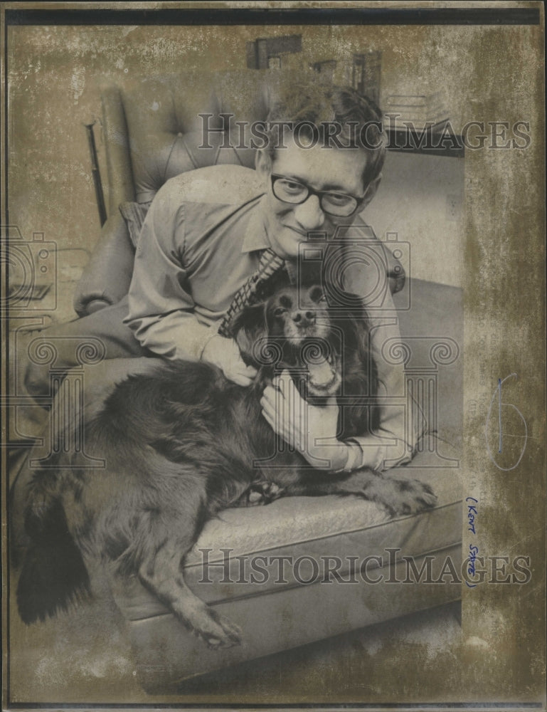 A man with a dog  - Historic Images