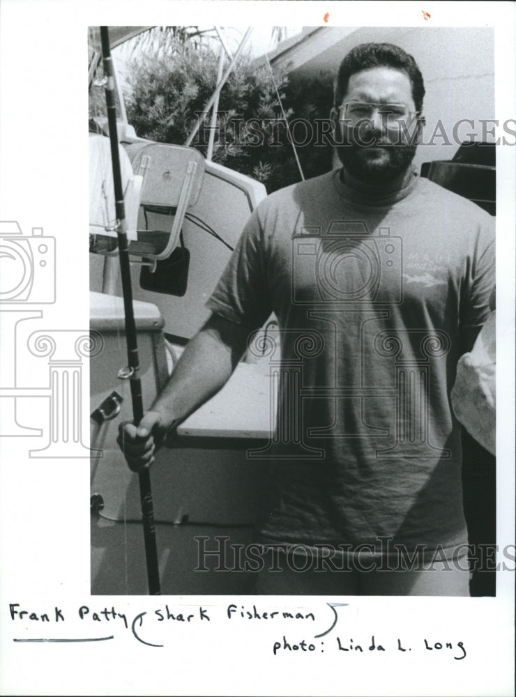 1986 Shark Fisherman Frank Patty  - Historic Images