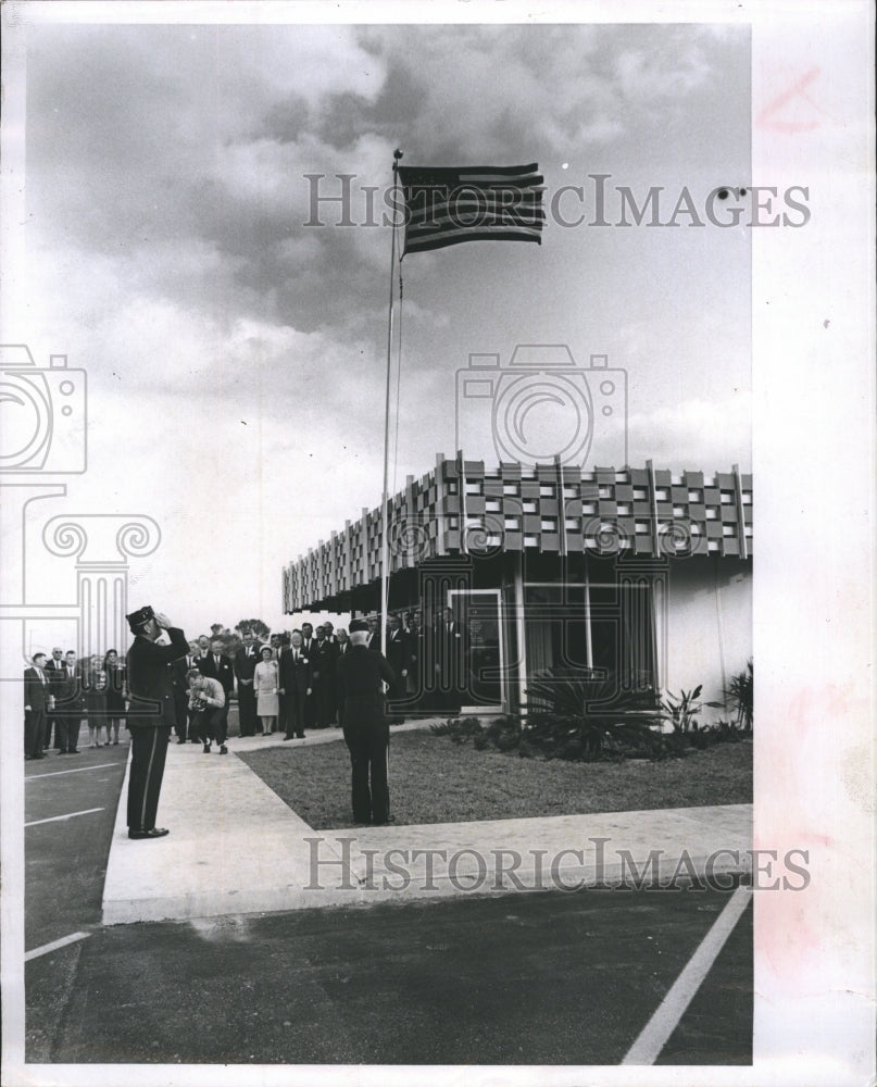 1964 Color Guard American Legion Post Fourteen Opening First Federal - Historic Images