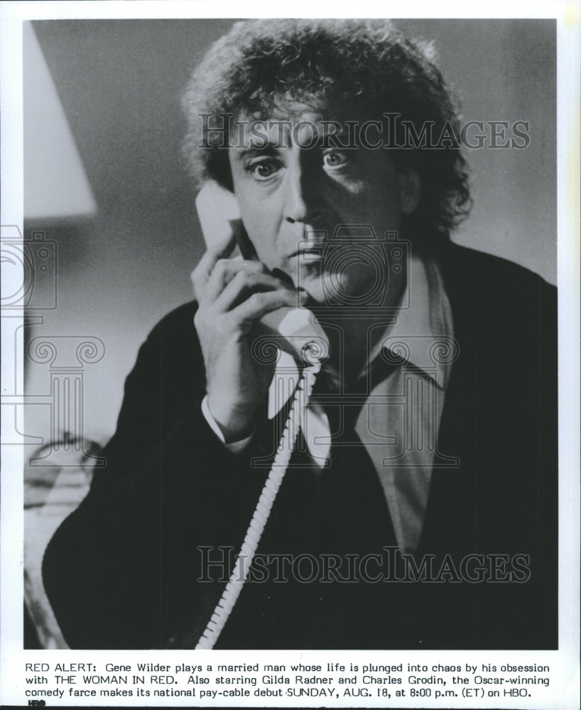 1985 Gene Wilder in "The Woman in Red" - Historic Images