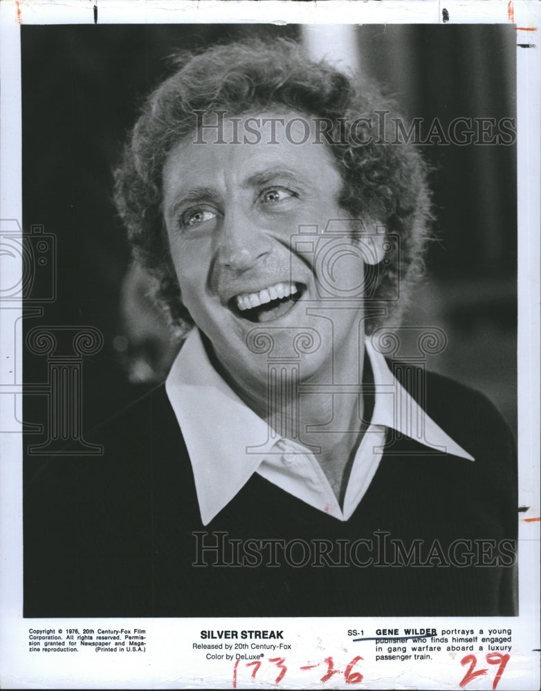 1980 Gene Wilder, American Actor in "Silver Streak" - Historic Images