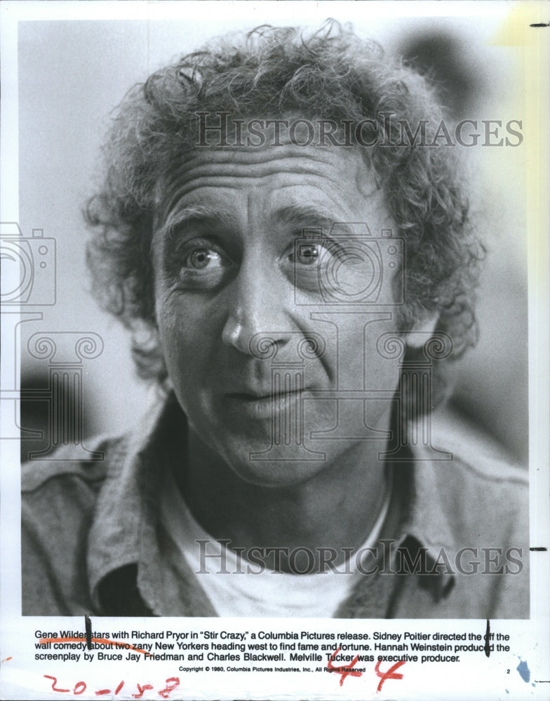 1981 Actor Gene Wilder in "Stir Crazy"  - Historic Images