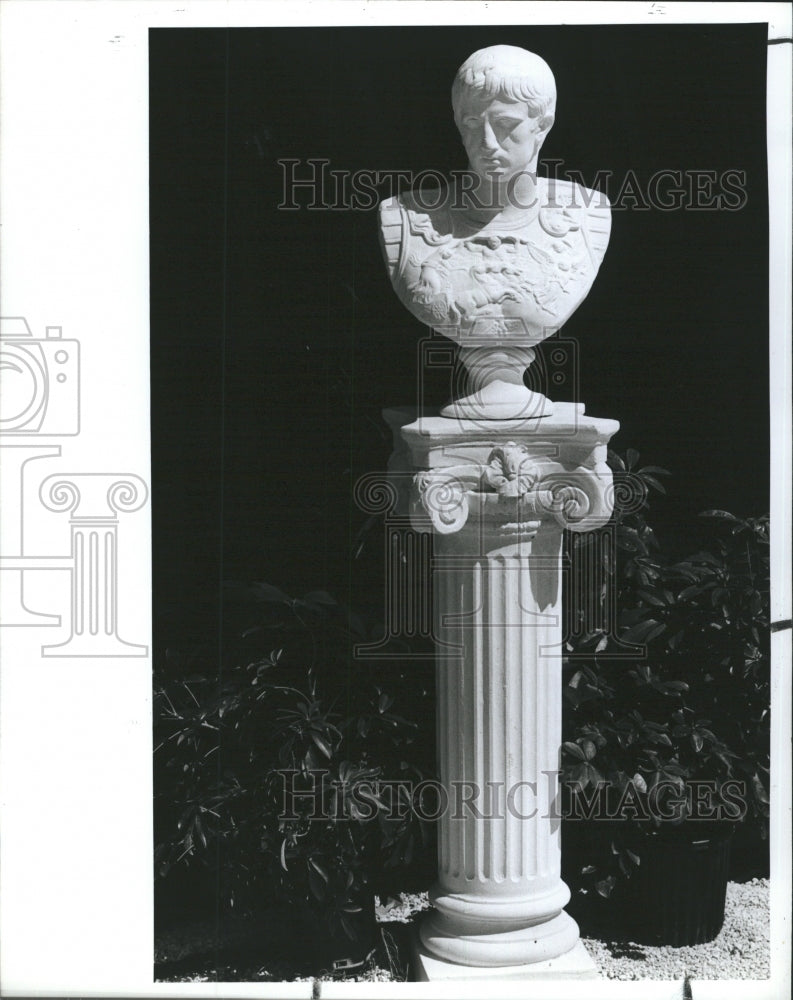 1989 Some Of The Garden Statuary At Art Stone Co., Inc. - Historic Images