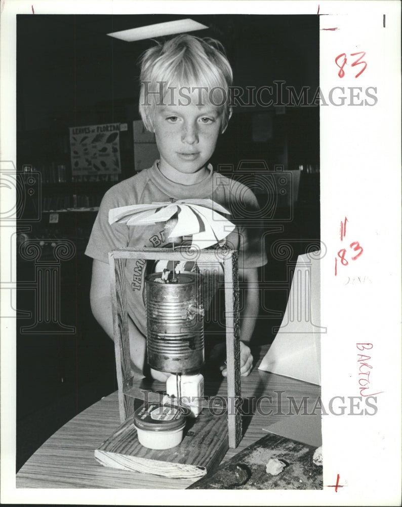 1982 Steve Barton's Science Fair Project For Westside Elementary - Historic Images