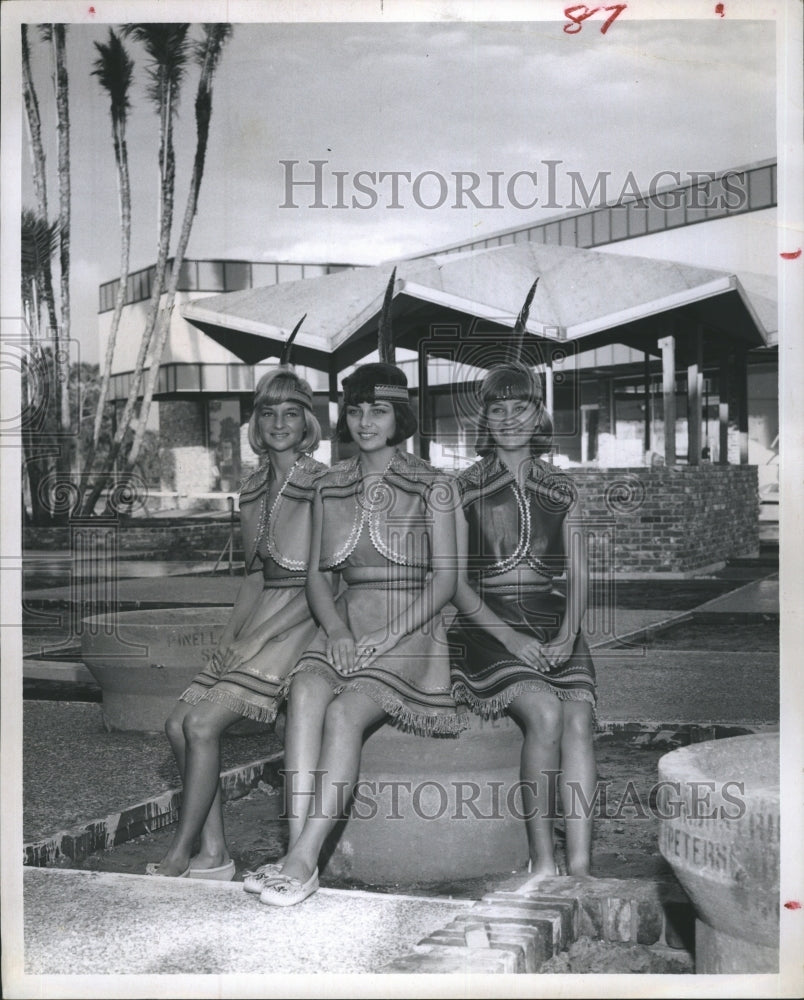 1965 Schwenk, Jackson &amp; Rushton Play Seminole Indian Maidens - Historic Images