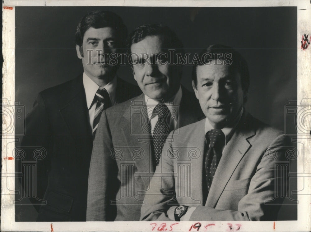 1978 Dan Rather joins Morley Safer and Mike Wallace on 60 minutes - Historic Images