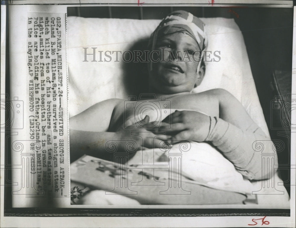 1958 Orland B. McMillian survives a shotgun attacked.  - Historic Images