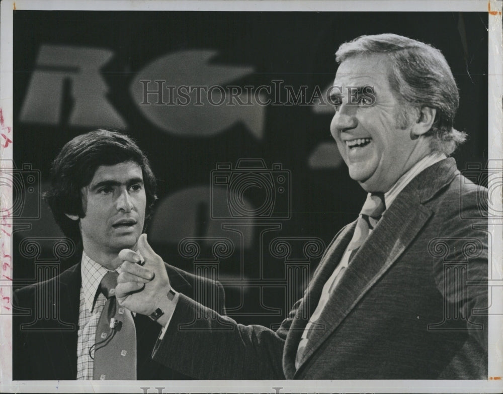 1968 Host Ed McMahon teaches art of comedy delivery. - Historic Images