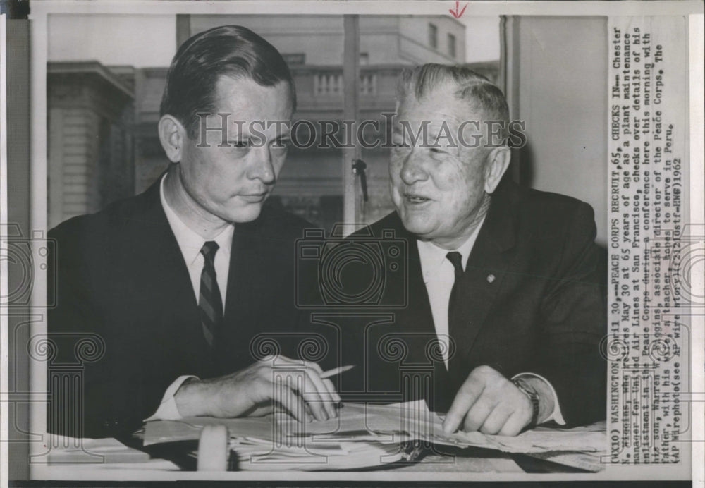 1962 Chester Higgins, &amp; Warren Higgins, Peace Corp.  - Historic Images