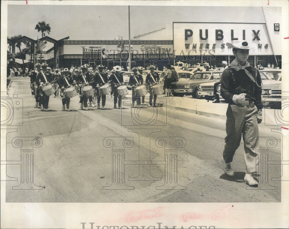 1967 Junior Mustang Drum and Bugle Corps March in Parade  - Historic Images