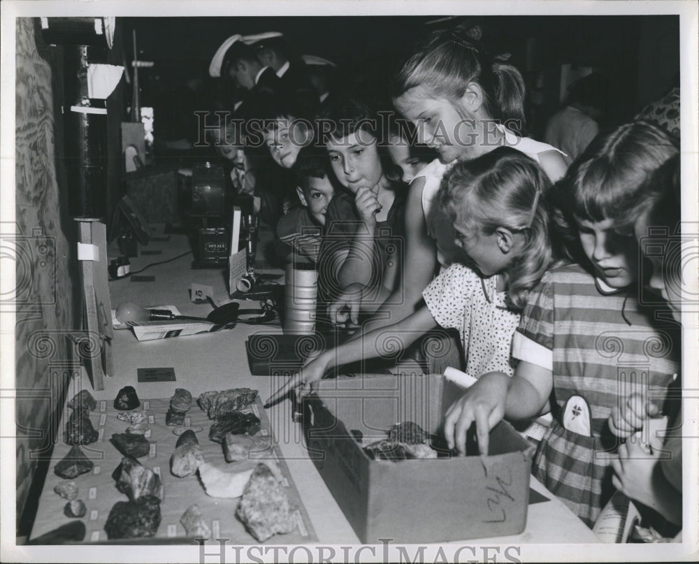 1956 Students at Pinellas County Science Fair  - Historic Images