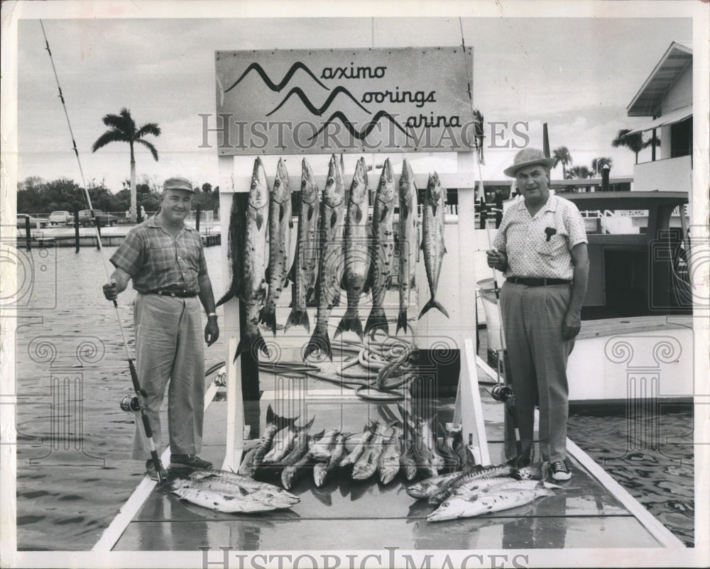 1960 Dr. W. W. Wilson and George Pendley showing off their catch - Historic Images