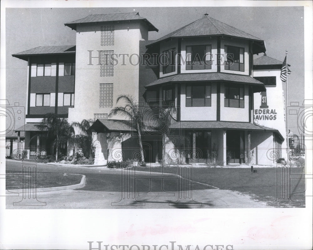 1972 Holiday branch of 1st Federal Savings &amp; Loan of Tarpon Springs - Historic Images