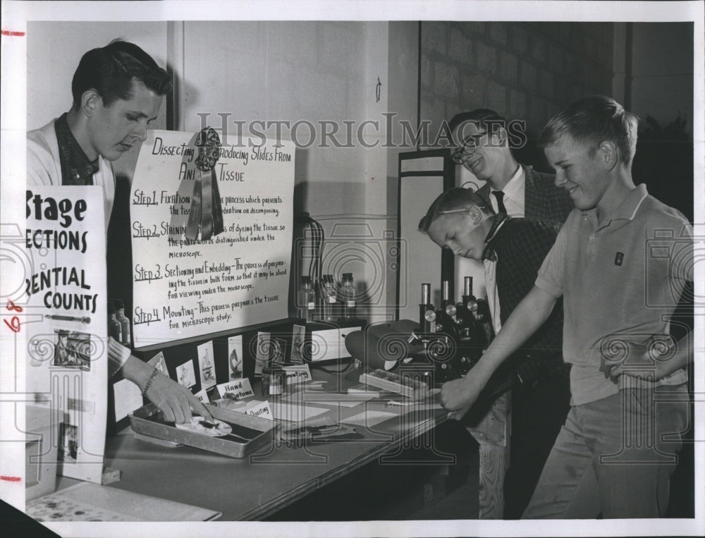 1962 Steve Everett &amp; 1st place winner of Manatee County Regional - Historic Images