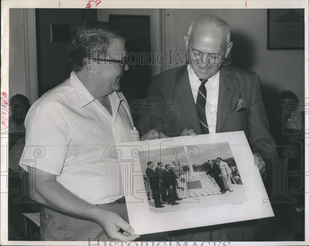 1966 Walter Jarocki Presented Fred H. Howard County Park Dedication - Historic Images