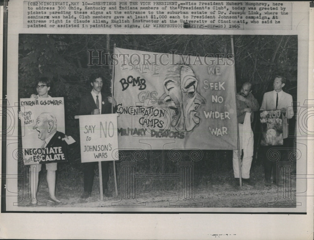 1965 Vice President Hubert Humphrey  - Historic Images