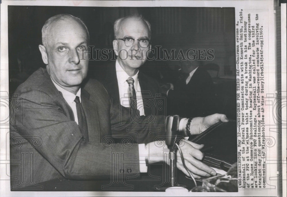 1960 Chairman Jerome Kukendall and Kenneth Smith.  - Historic Images