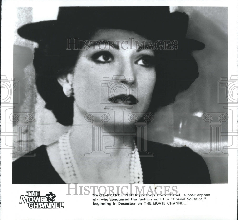 1983 Marie-France Pisier portrays Coco Chanel in &quot;Chanel Solitaire&quot; - Historic Images