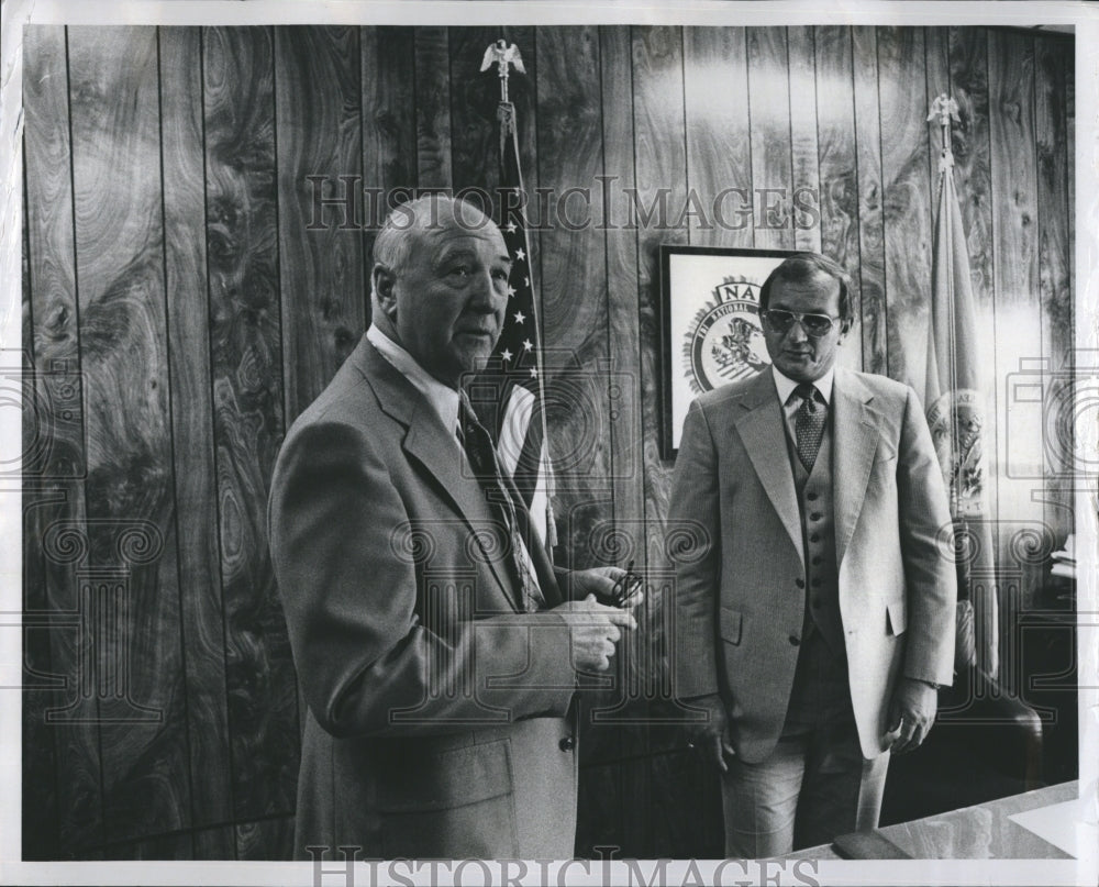 1980 Press Photo Harold Mullendore, court clerk of Pinellas County, FL - Historic Images