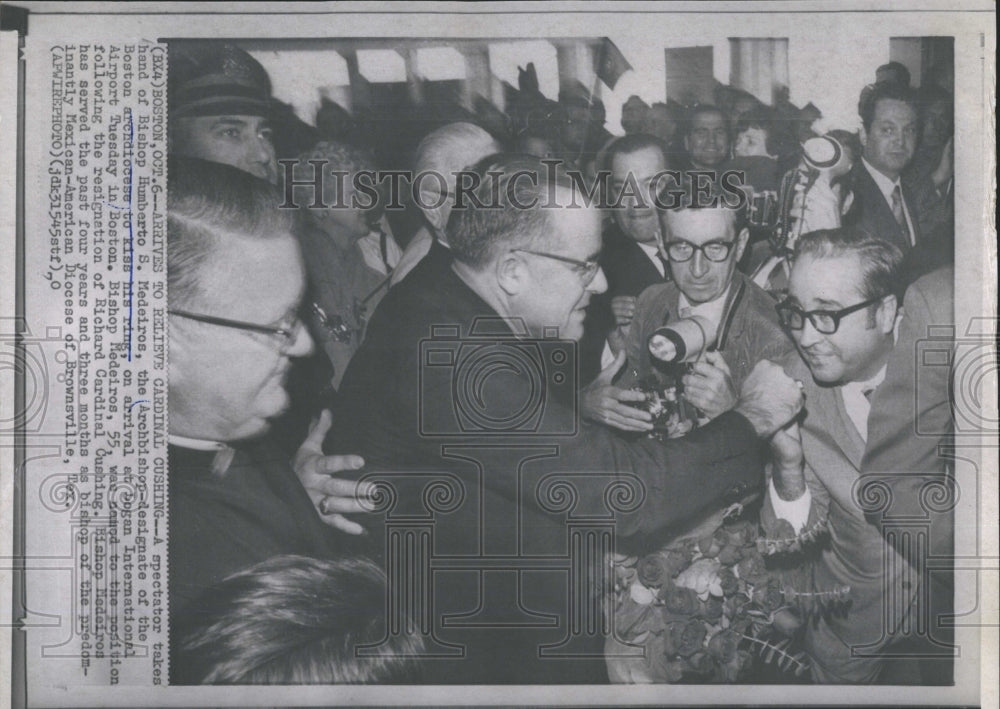 1970 Bishop Humberto S. Medeiros Archbishop Boston - Historic Images