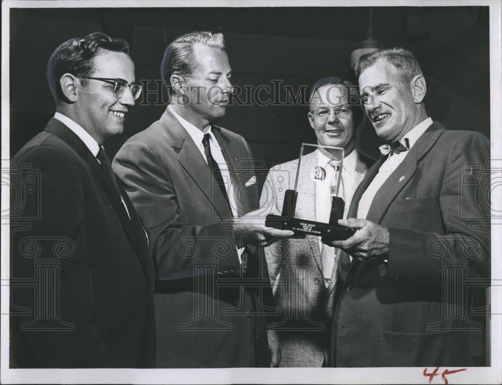 1956 L; R. Lee Williams, Lt. Gov. Duane Crawner, Art Cheney, S.H. - Historic Images