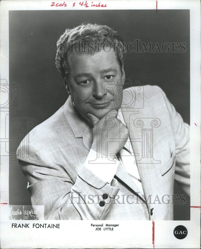 1966 Frank Fontaine, Joe Lyttle  - Historic Images