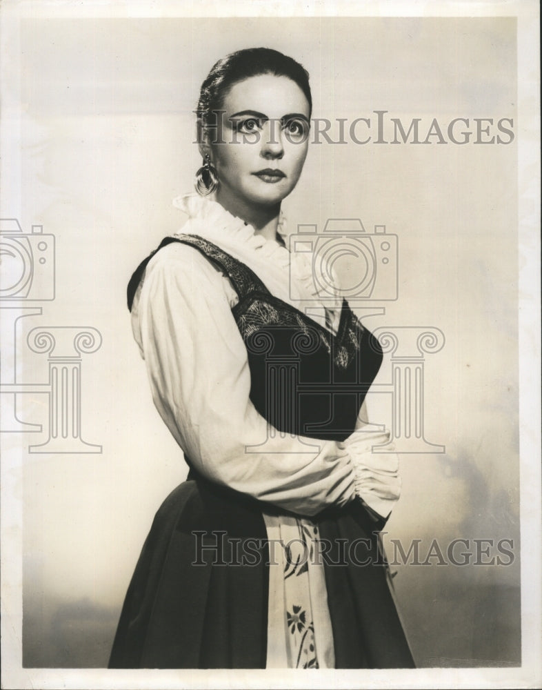 Press Photo Nell Rankin, Singer - Historic Images