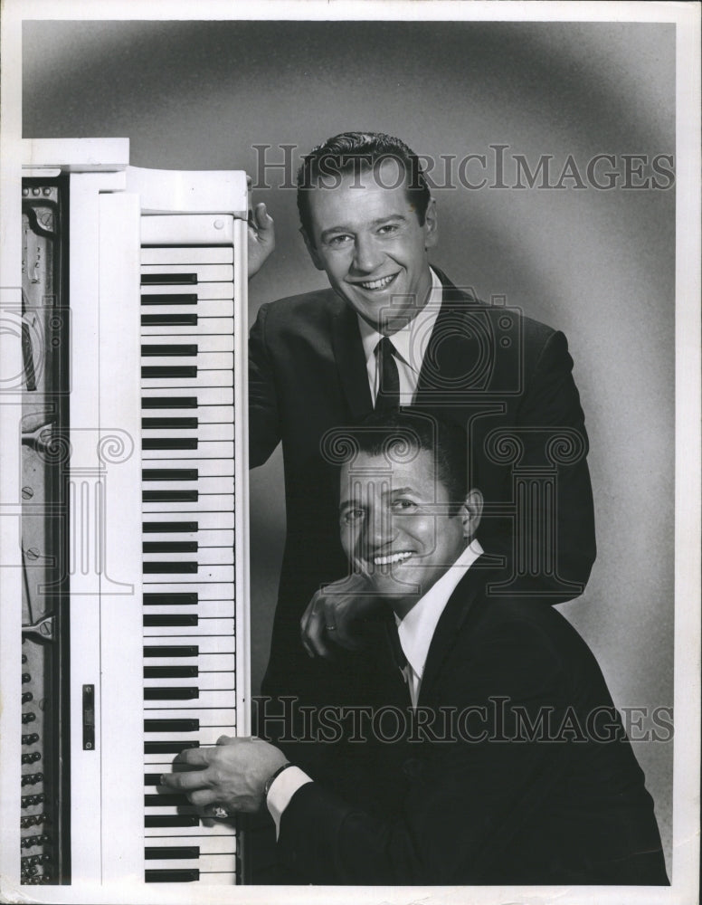 1967 Buddy Greco and George Carlin in "Away We Go" - Historic Images