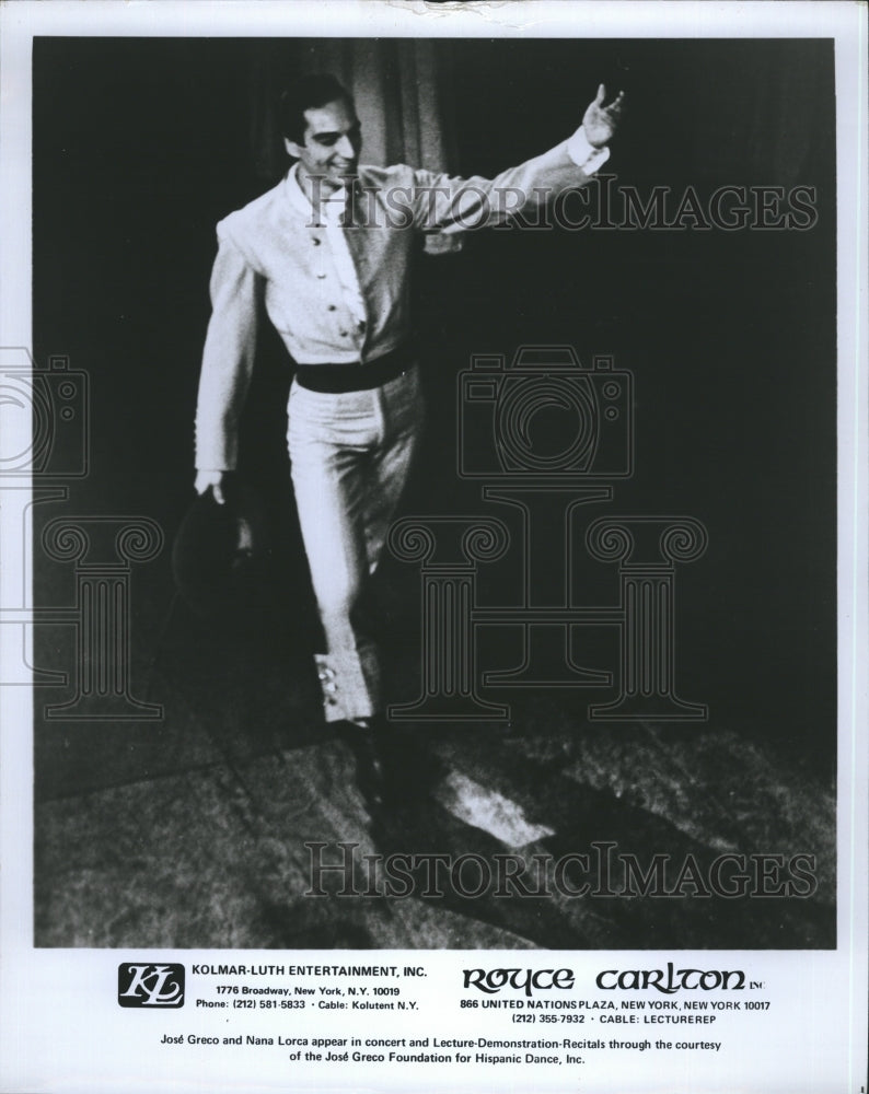 1973 Jose Greco, Dancer - Historic Images