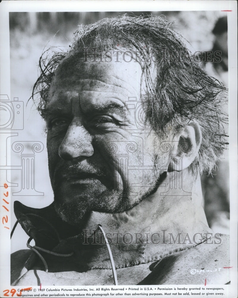 1969 Press Photo Cyril Cusak, American Actor - Historic Images