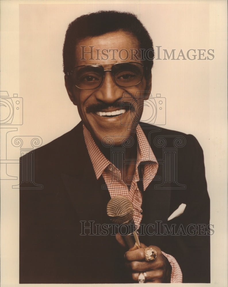 Press Photo Sammy Davis Jr American Singer Dancer And Actor - Historic Images