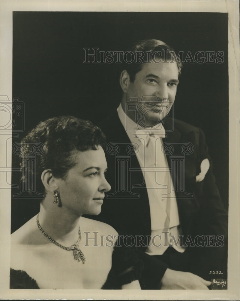 Press Photo Sylvia and Benno Rabinof, Musicians - Historic Images