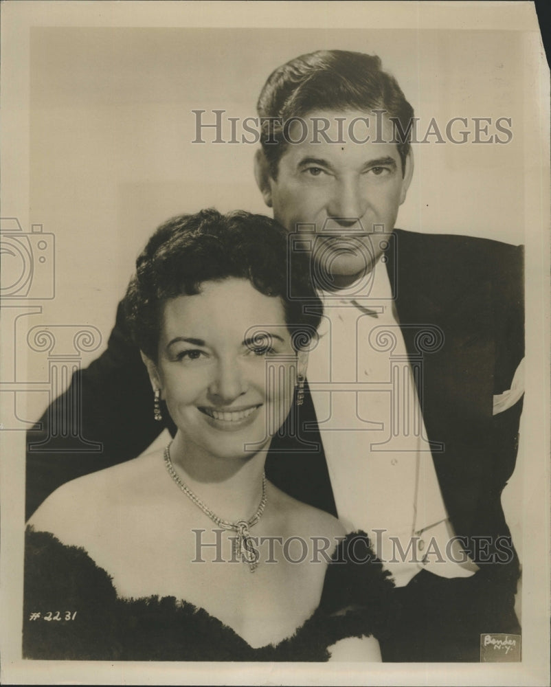 Press Photo Sylvia and Benno Rabinof, Musicians - Historic Images