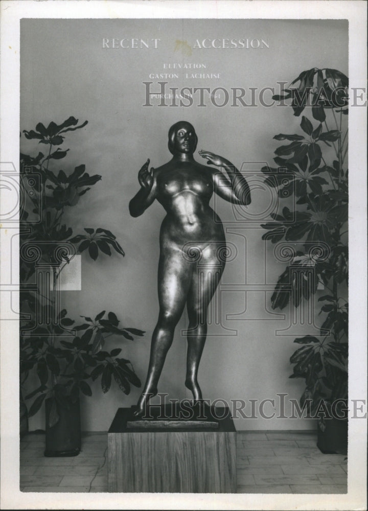 1964 Artist Lachaise Sculpture Titled Elevation - Historic Images