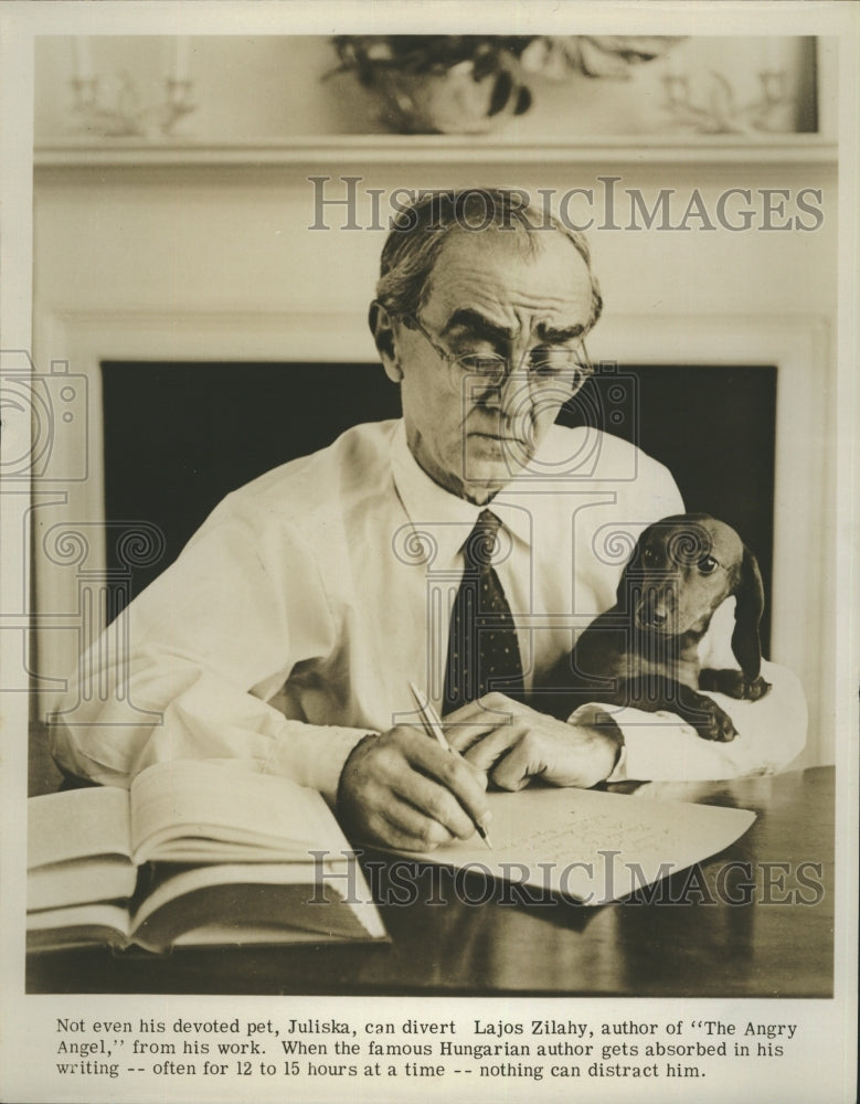 1953 Lajos Zilahy ,author of &quot;The Angry Angel&quot;/Hungarian - Historic Images