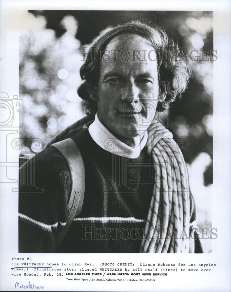 1977 Mountaineer Jim Whittaker - Historic Images