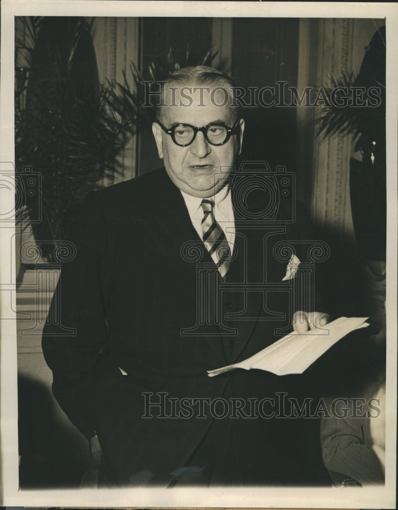1948 Greek Foreign Minister Constantin Tsaldaris - Historic Images