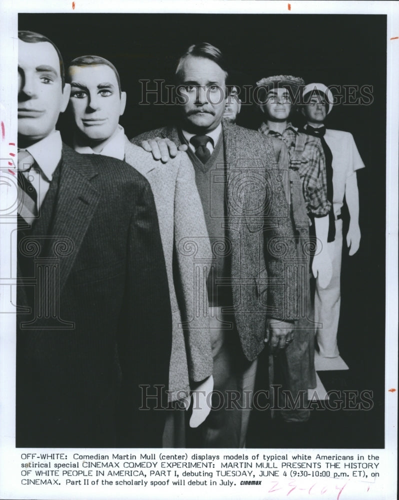 1985 Martin Mull "Presents the History of White People in America" - Historic Images
