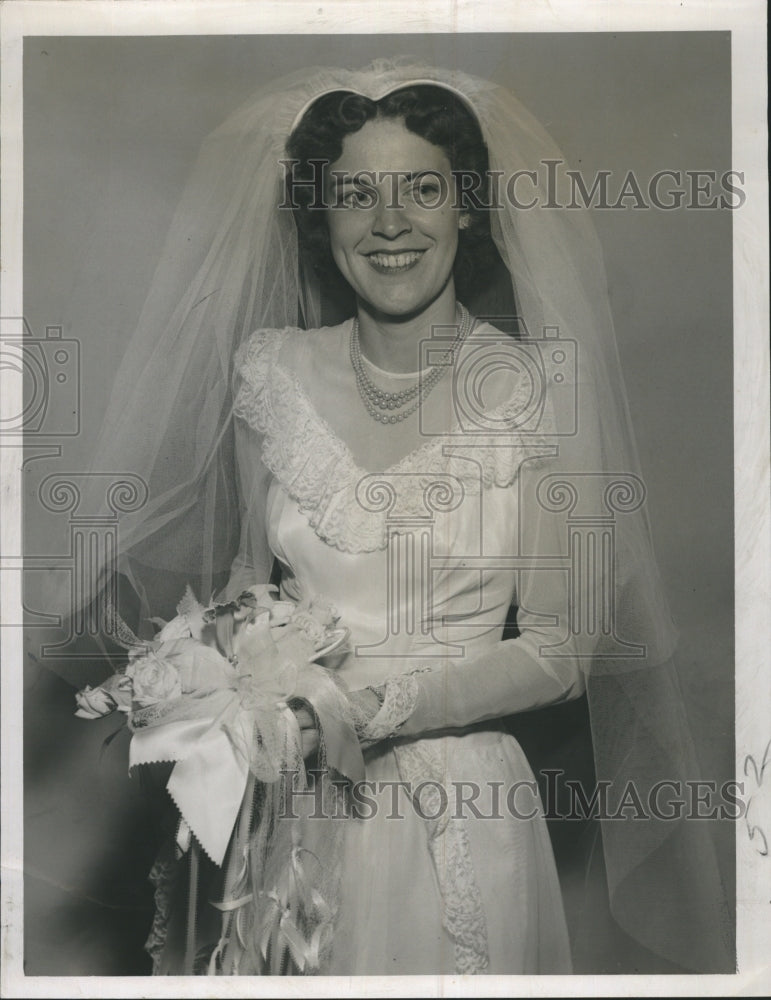 1952 Wedding Mrs Howard Joseph Reilly Jr - Historic Images